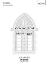 View Me, Lord SATB choral sheet music cover